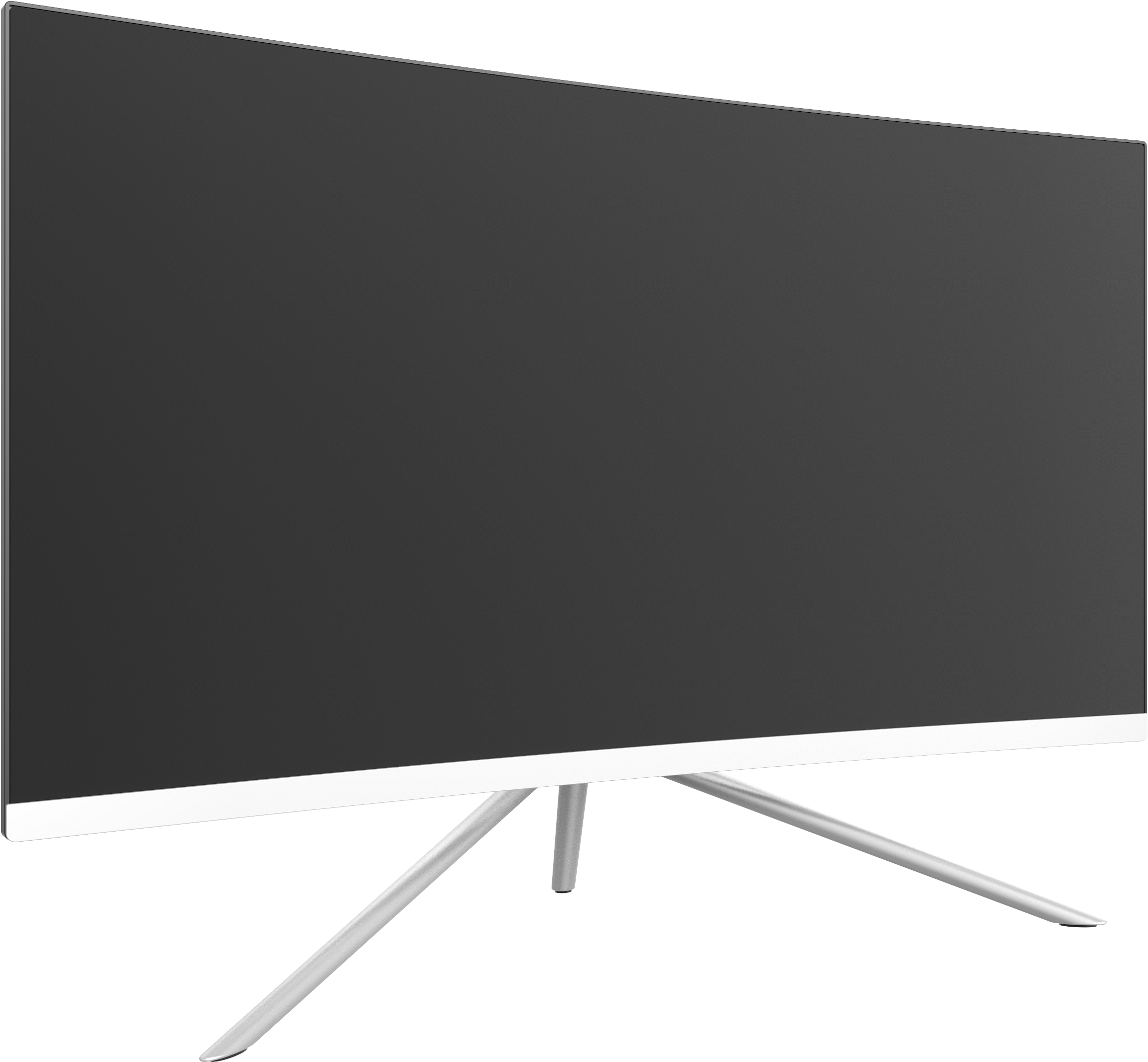 Curved Monitor Modern Design PNG Image