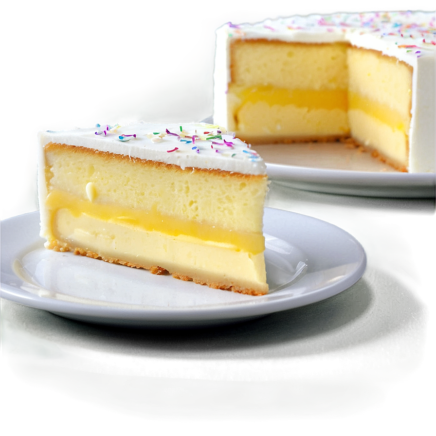 Custard Cake Slice Png 06132024 PNG Image