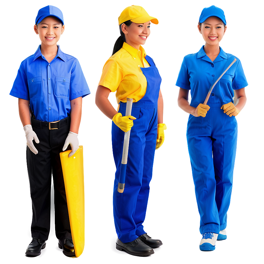 Custodial Staff Uniform Png Yve8 PNG Image