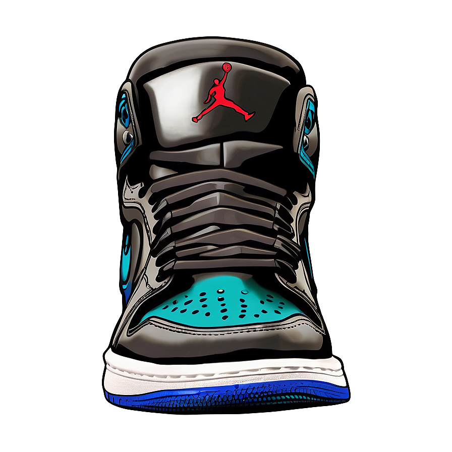 Custom Air Jordan 1 Artwork Png 06202024 PNG Image