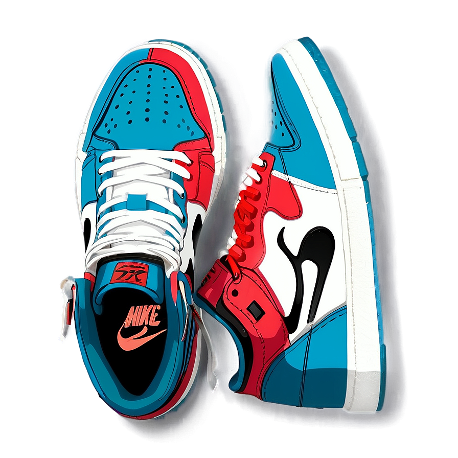 Custom Air Jordan 1 Artwork Png 06202024 PNG Image