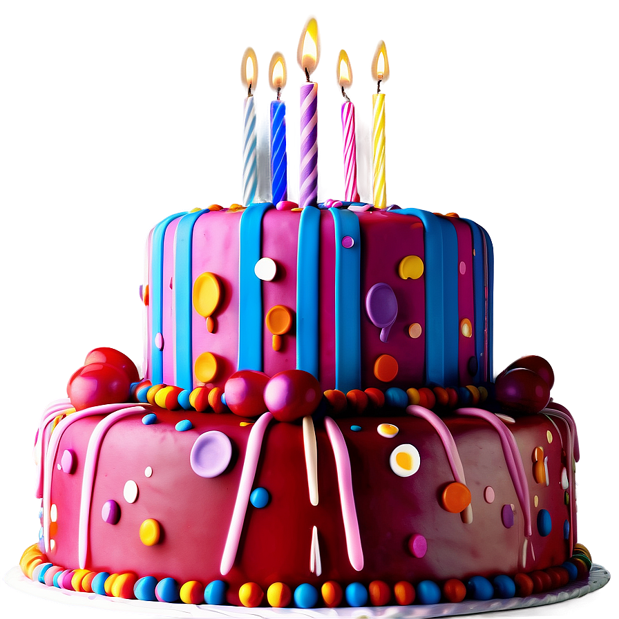 Custom Birthday Cake Png 05042024 PNG Image