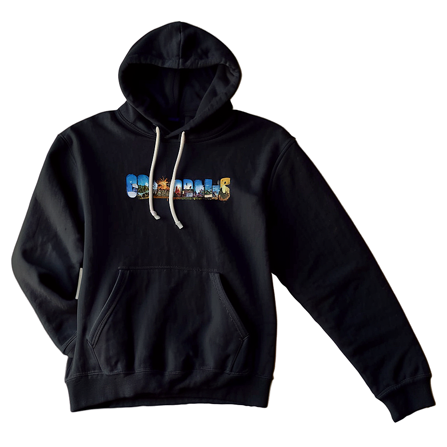 Custom Black Hoodie Png 05252024 PNG Image