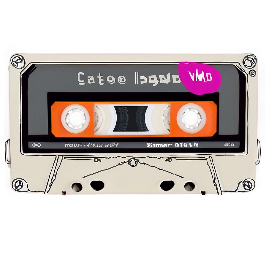 Custom Cassette Tape Png Wop75 PNG Image