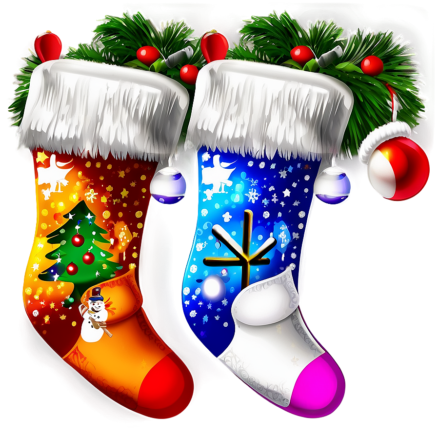 Custom Christmas Stocking Png Jfc PNG Image