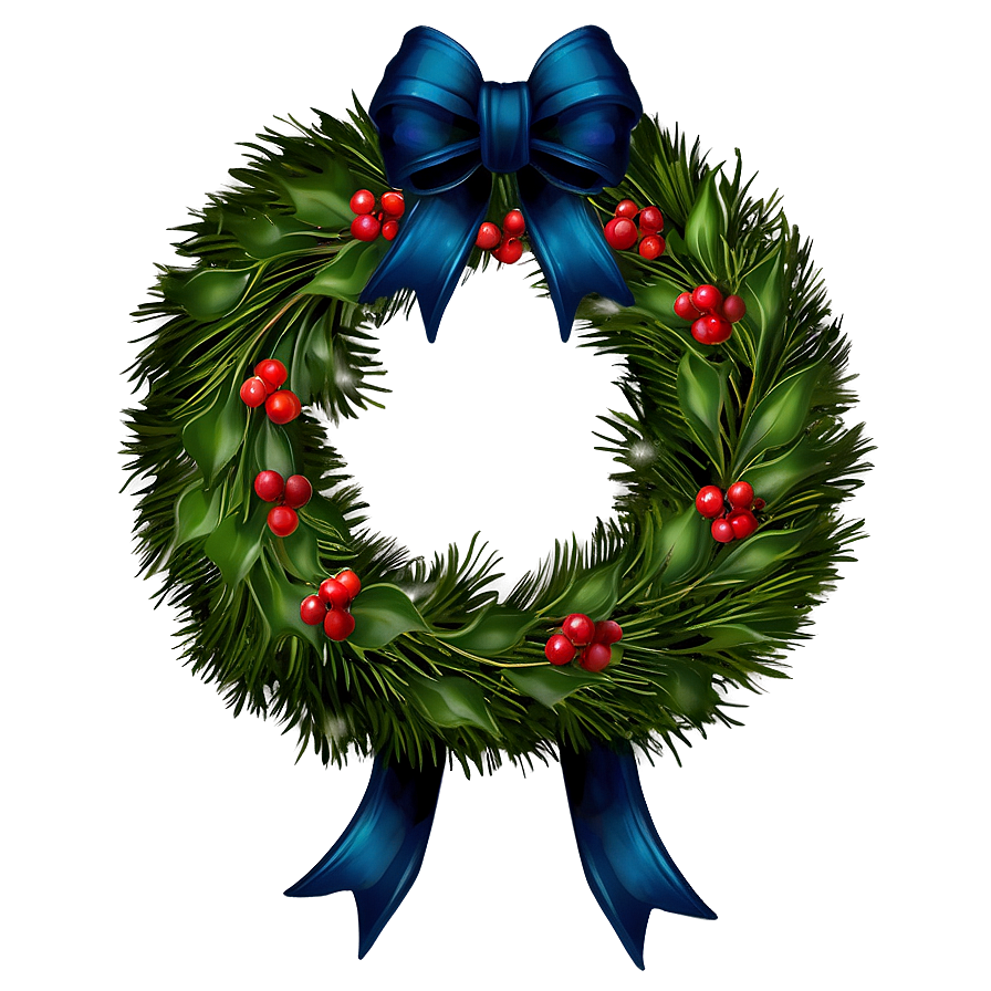 Custom Christmas Wreath Png 25 PNG Image