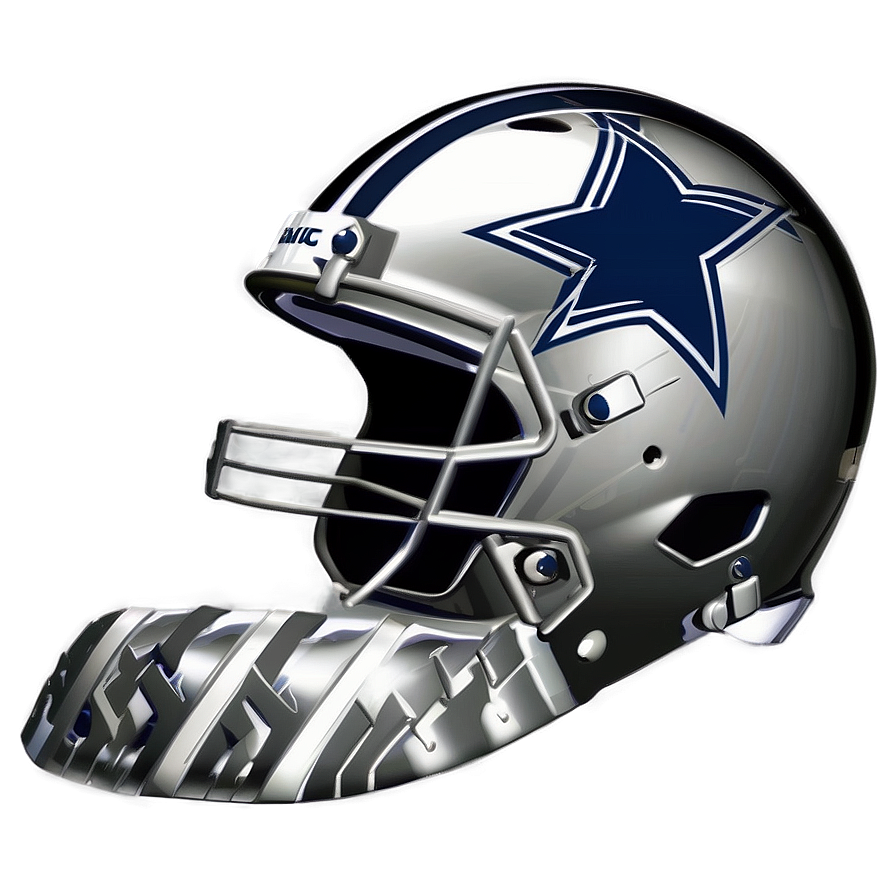 Custom Cowboys Helmet Drawing Png Tkb66 PNG Image