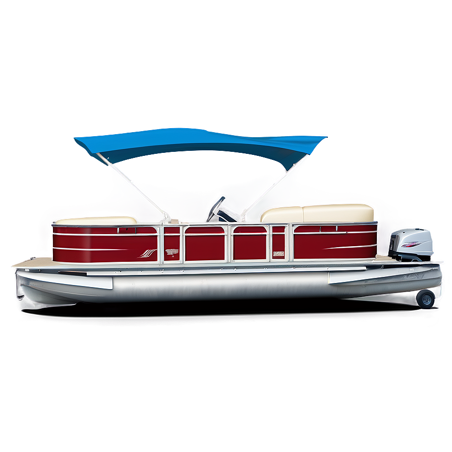 Custom Designed Pontoon Boat Png 06292024 PNG Image