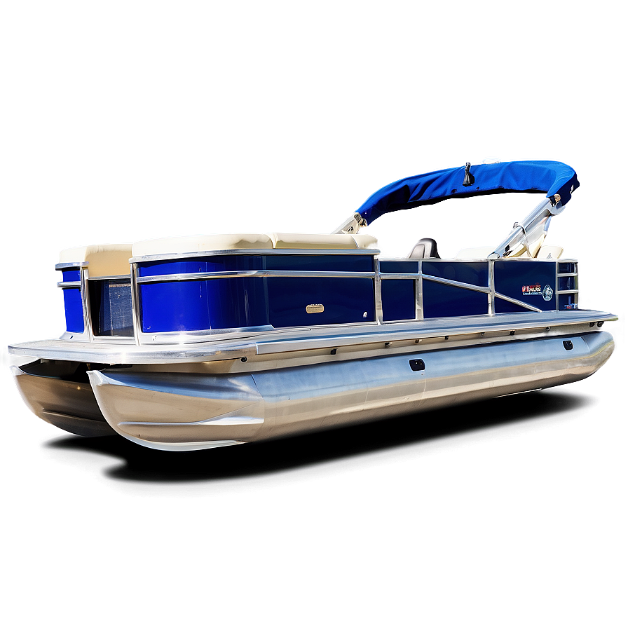 Custom Designed Pontoon Boat Png Xit30 PNG Image