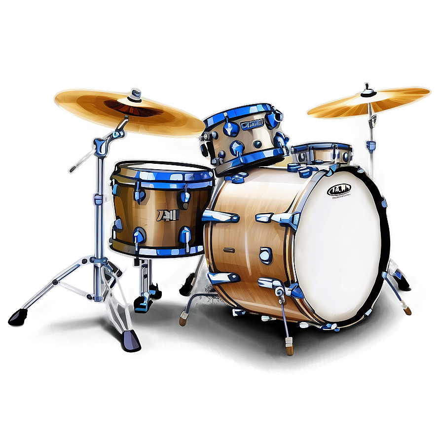 Custom Drum Kit Artwork Png 06212024 PNG Image