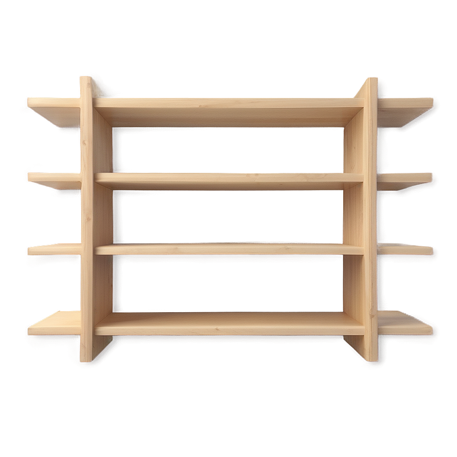 Custom Empty Bookshelf Png 3 PNG Image