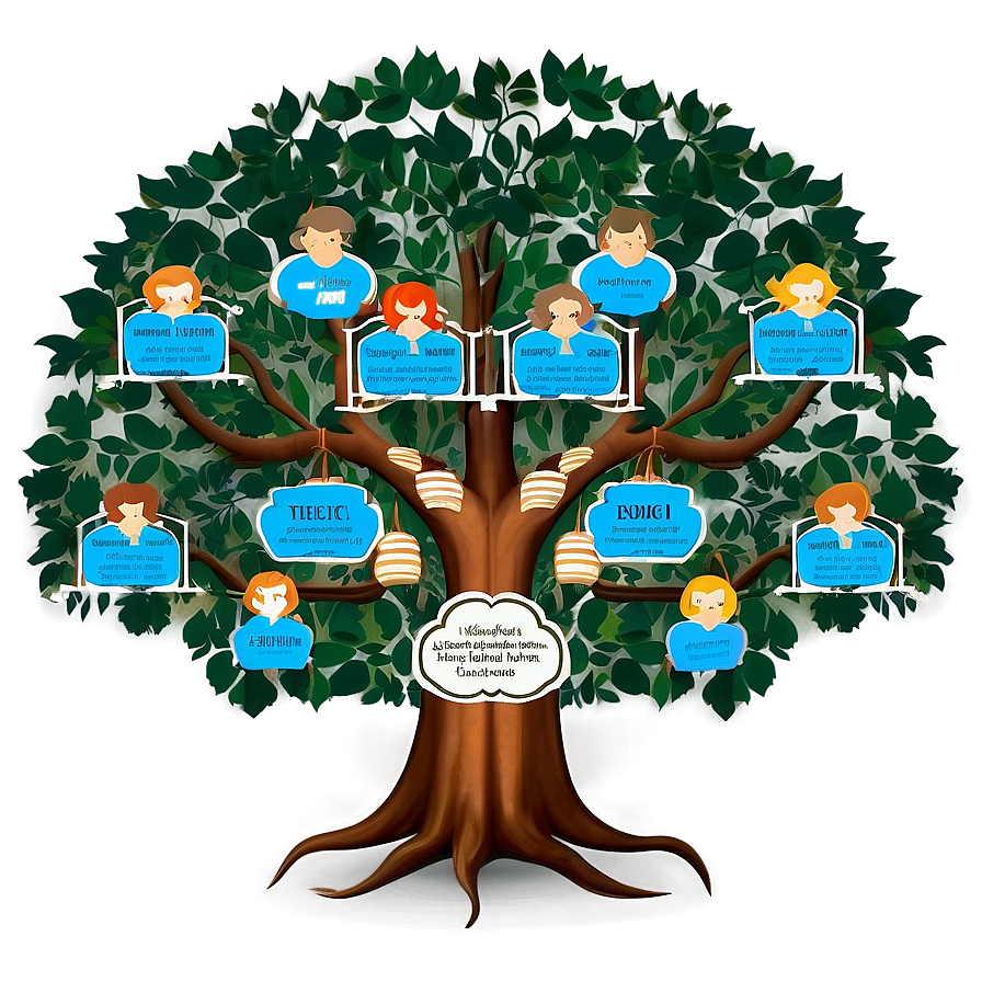 Custom Family Tree For Reunions Png 06212024 PNG Image