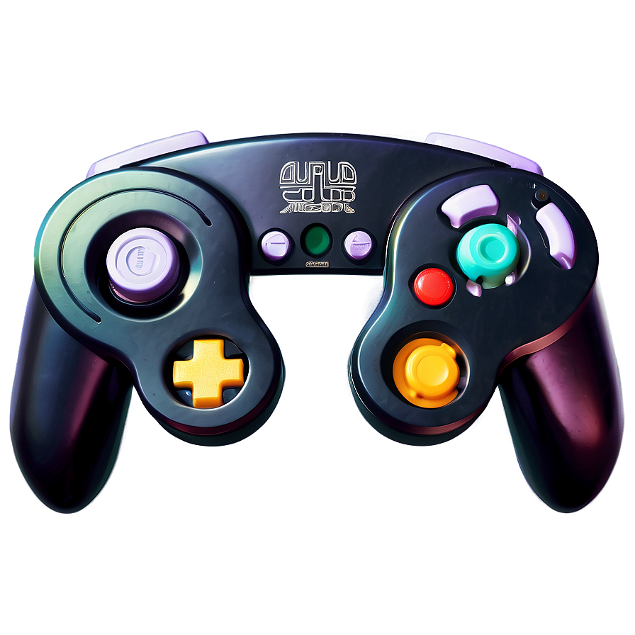 Custom Gamecube Controller Art Png Qam PNG Image