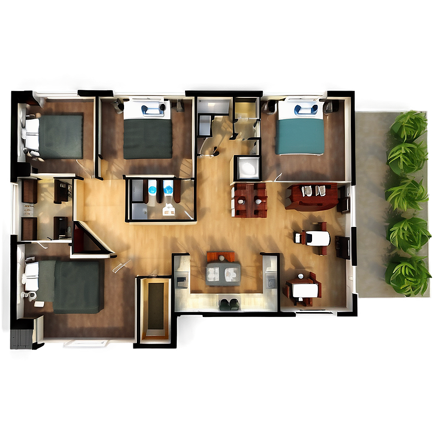 Custom Home Floor Plan Png Qad1 PNG Image