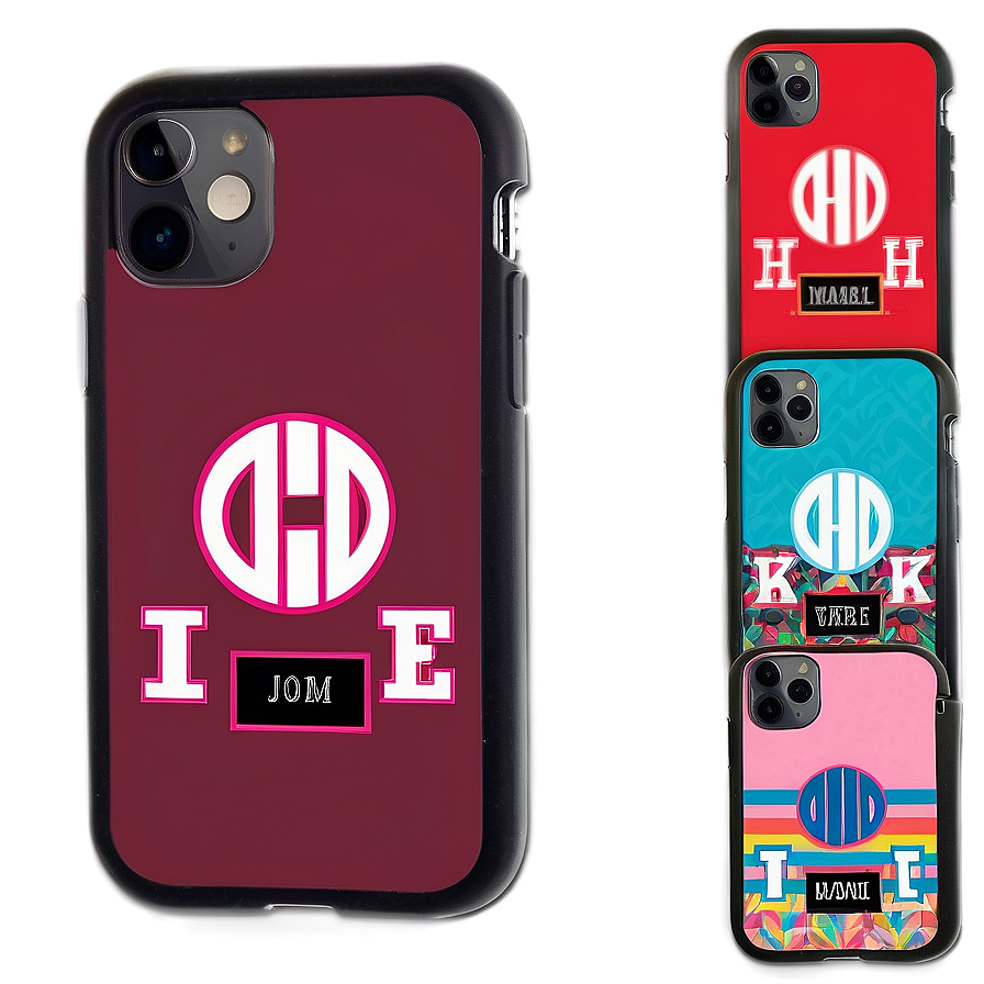 Custom Monogram Phone Case Png 67 PNG Image