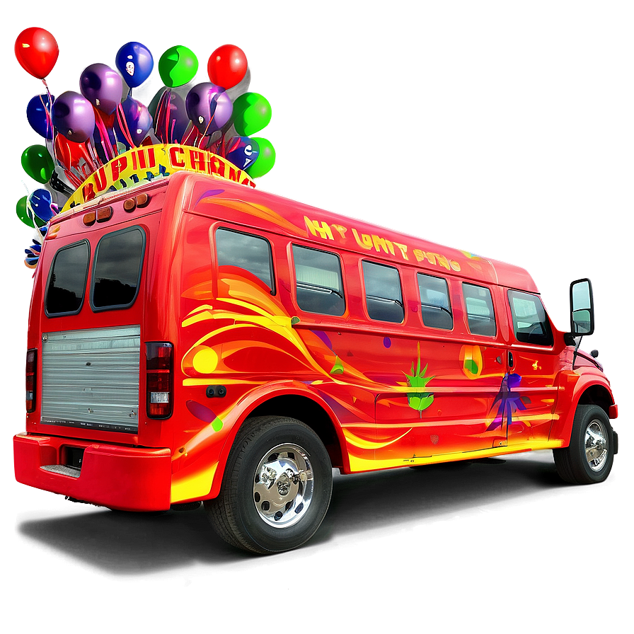 Custom Party Bus Design Png 19 PNG Image