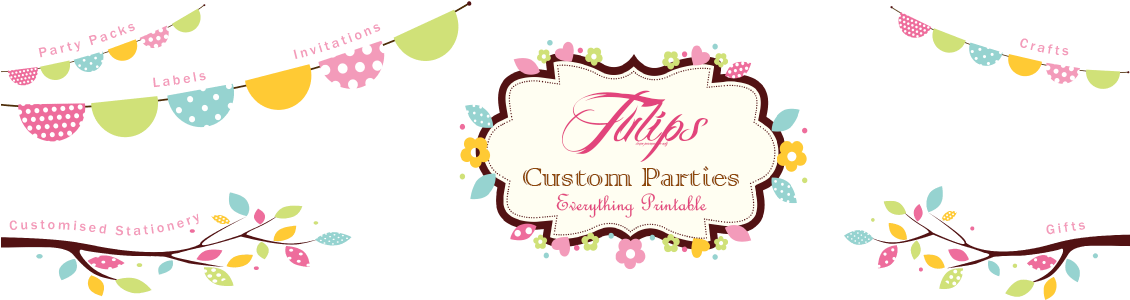 Custom Party Decoration Banner PNG Image