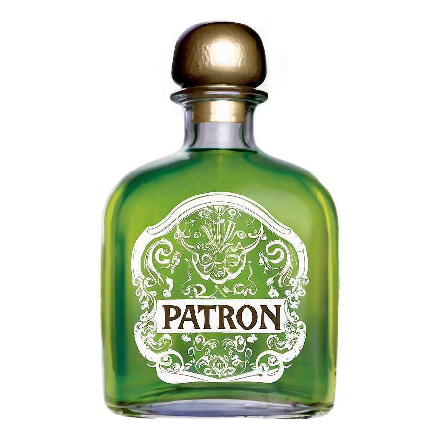 Custom Patron Bottle Artwork Png Fvv PNG Image