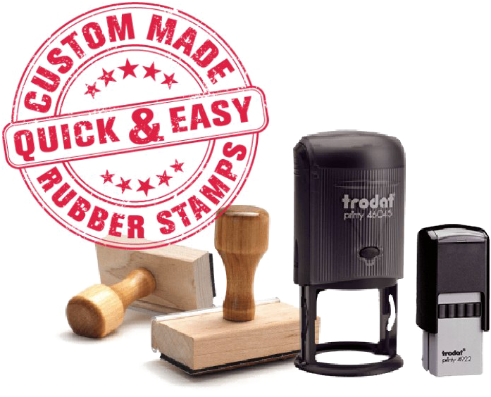 Custom Rubber Stamps Variety PNG Image