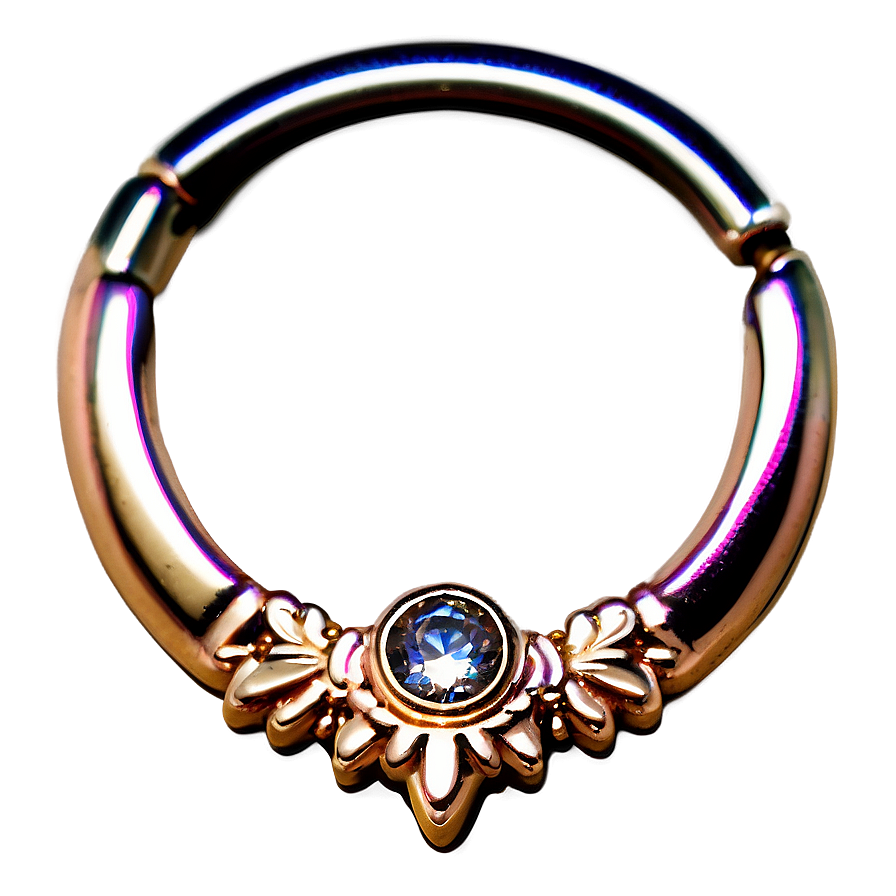 Custom Septum Piercing Jewelry Png Leo18 PNG Image