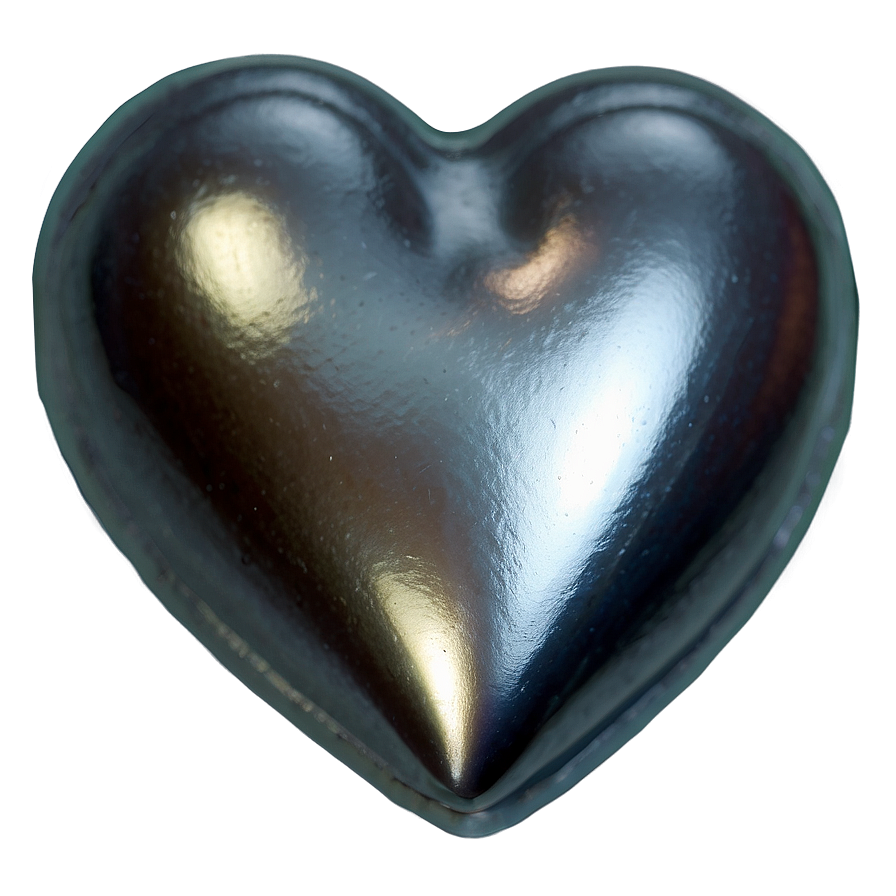 Custom Silver Heart Png 06282024 PNG Image