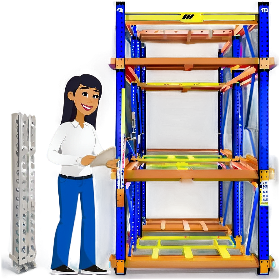 Custom Warehouse Racking Solutions Png 06122024 PNG Image