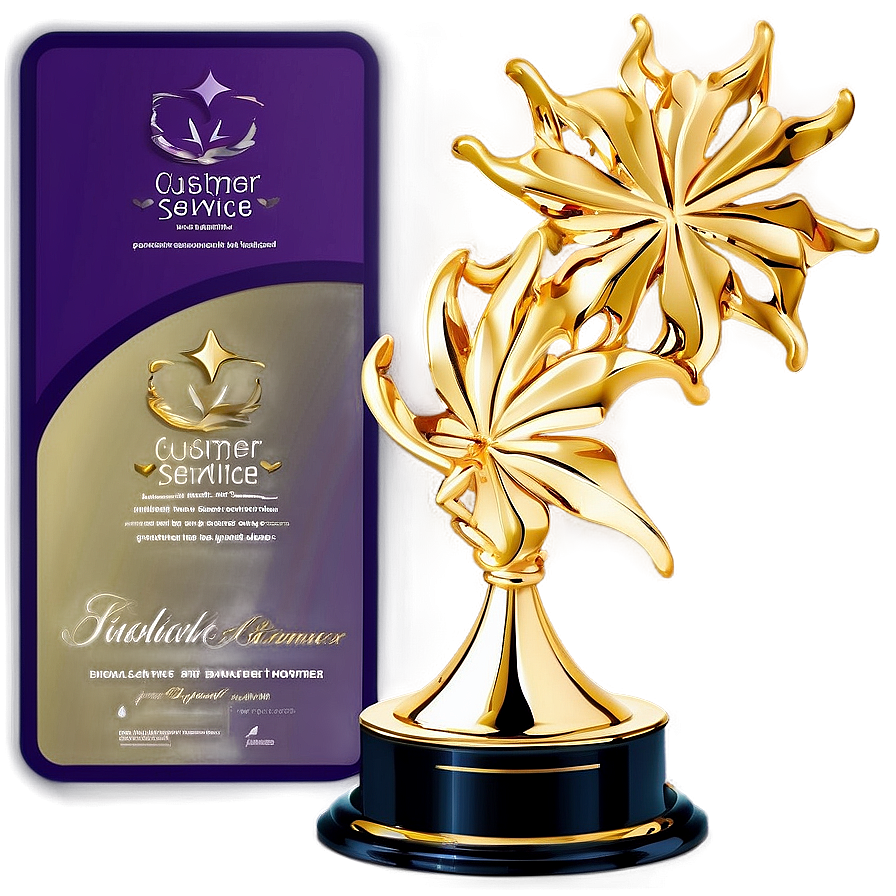 Customer Service Award Trophy Png Rgk1 PNG Image