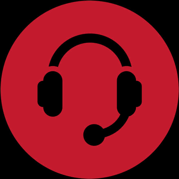 Customer Support Headset Icon PNG Image