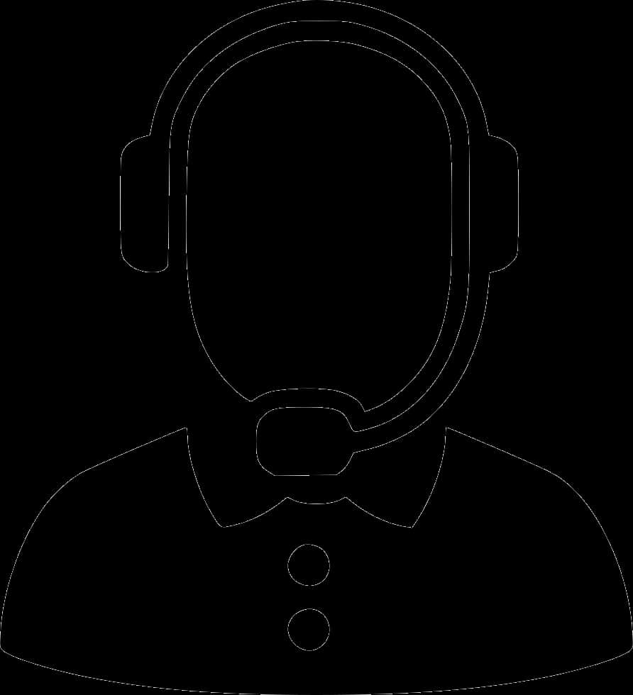 Customer Support Icon Outline PNG Image