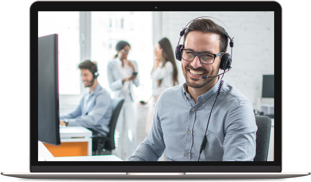 Customer Support Professional Smiling PNG Image