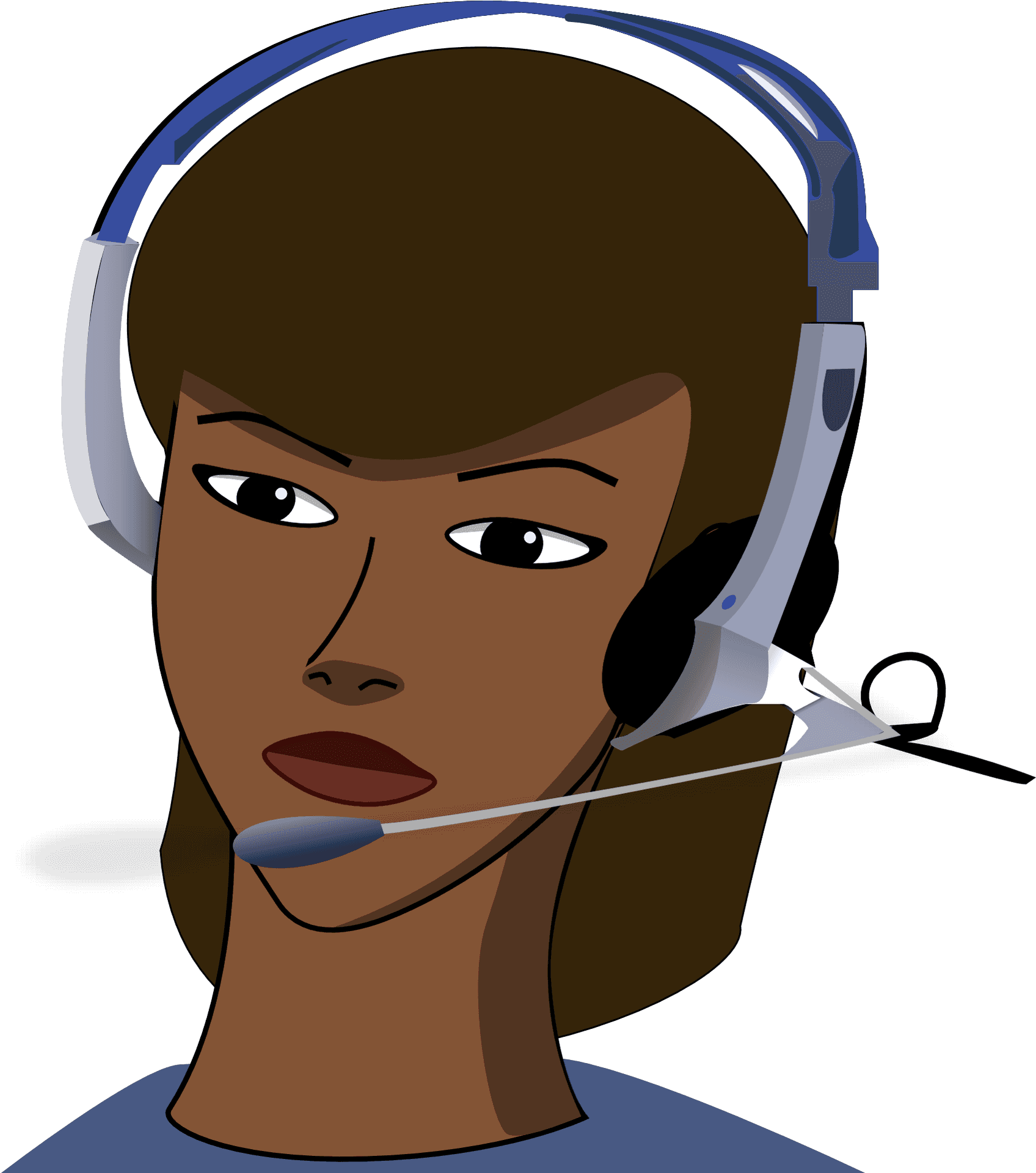 Customer Support Representative Vector PNG Image