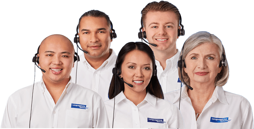 Customer Support Team Headsets PNG Image