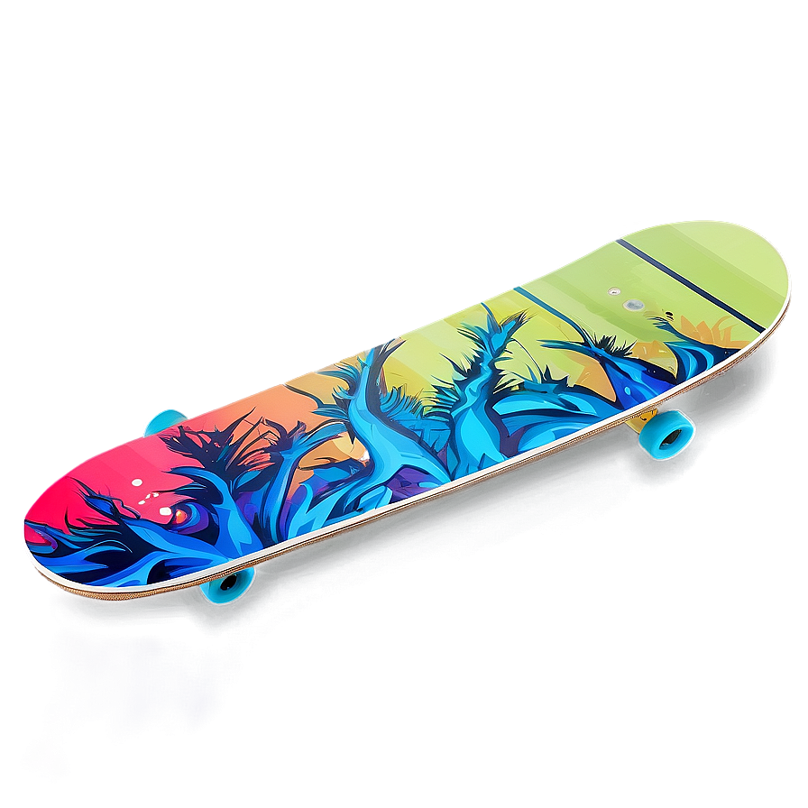 Customizable Skateboard Deck Png Pwe PNG Image