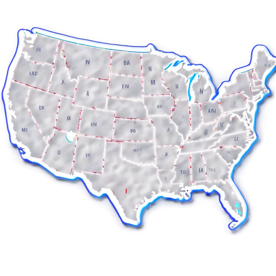 Customizable Usa Map Png Rnq PNG Image