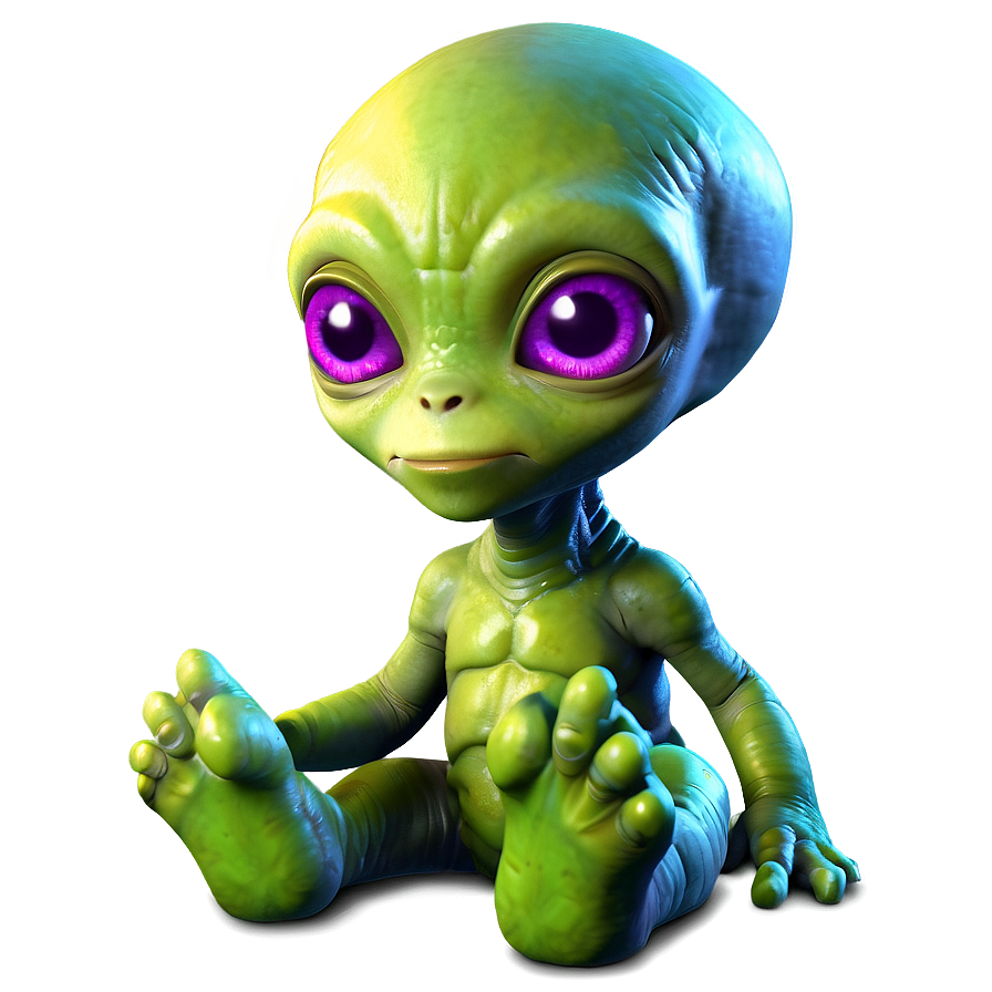 Cute Alien Baby Png 05032024 PNG Image