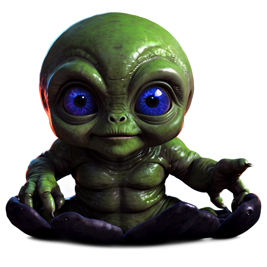 Cute Alien Baby Png 05032024 PNG Image