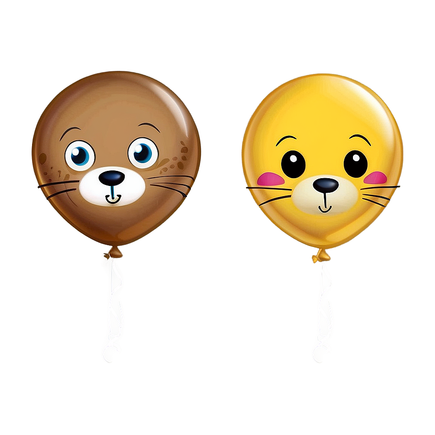 Cute Animal Balloon Png 28 PNG Image