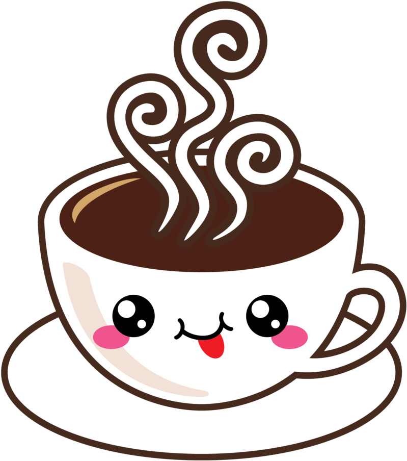 Cute Anthropomorphic Coffee Cup.png PNG Image