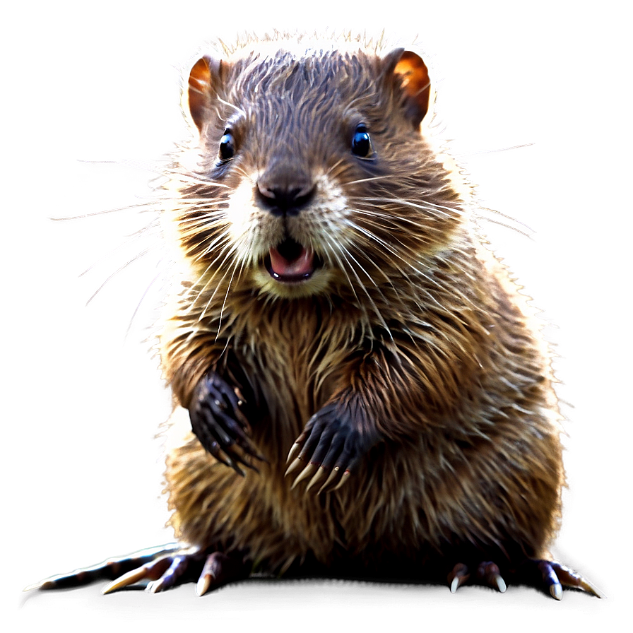 Cute Baby Beaver Png Ftf28 PNG Image