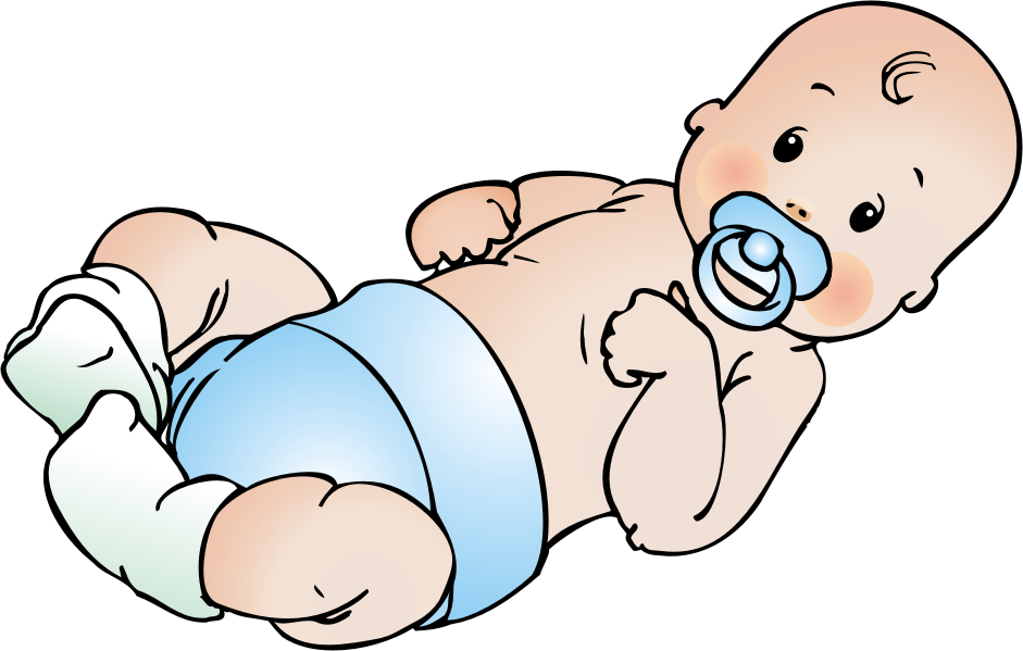 Cute Baby Cartoon PNG Image