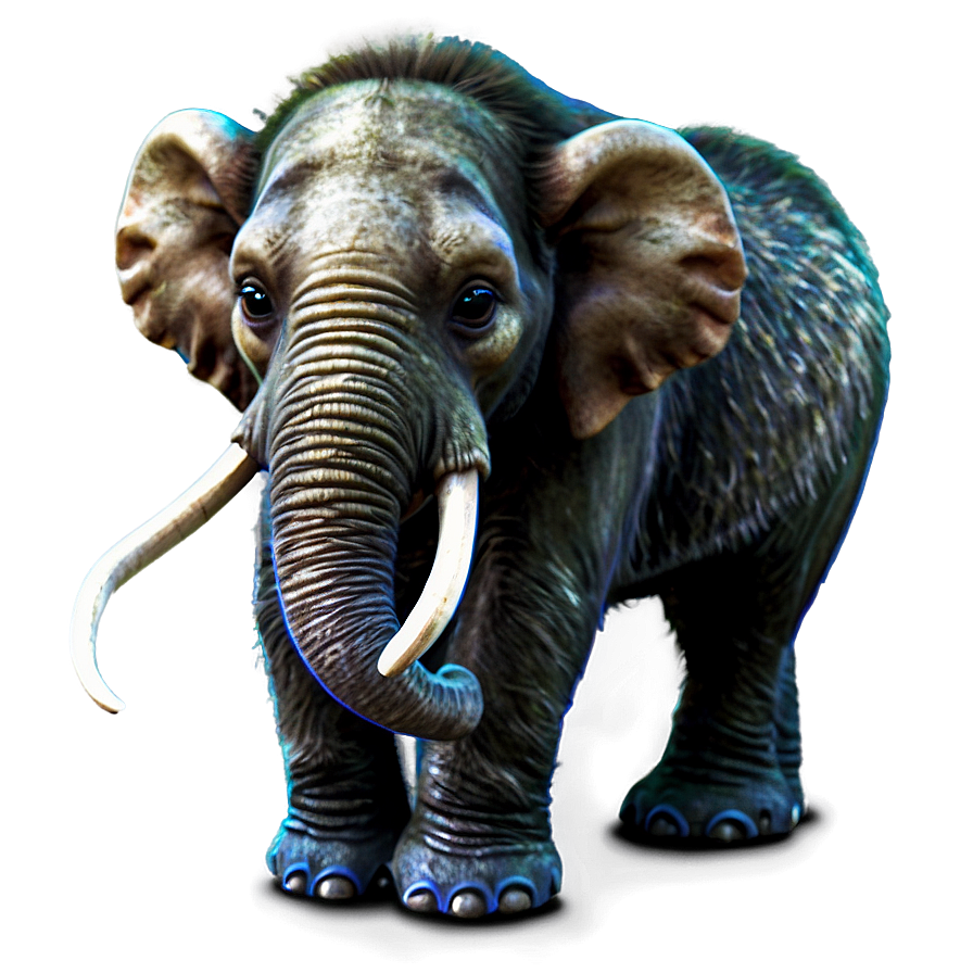 Cute Baby Mammoth Png Mba PNG Image