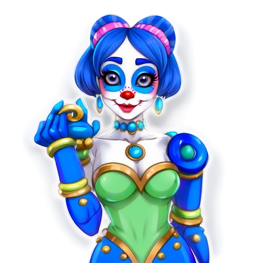 Cute Ballora Illustration Png Lkb PNG Image