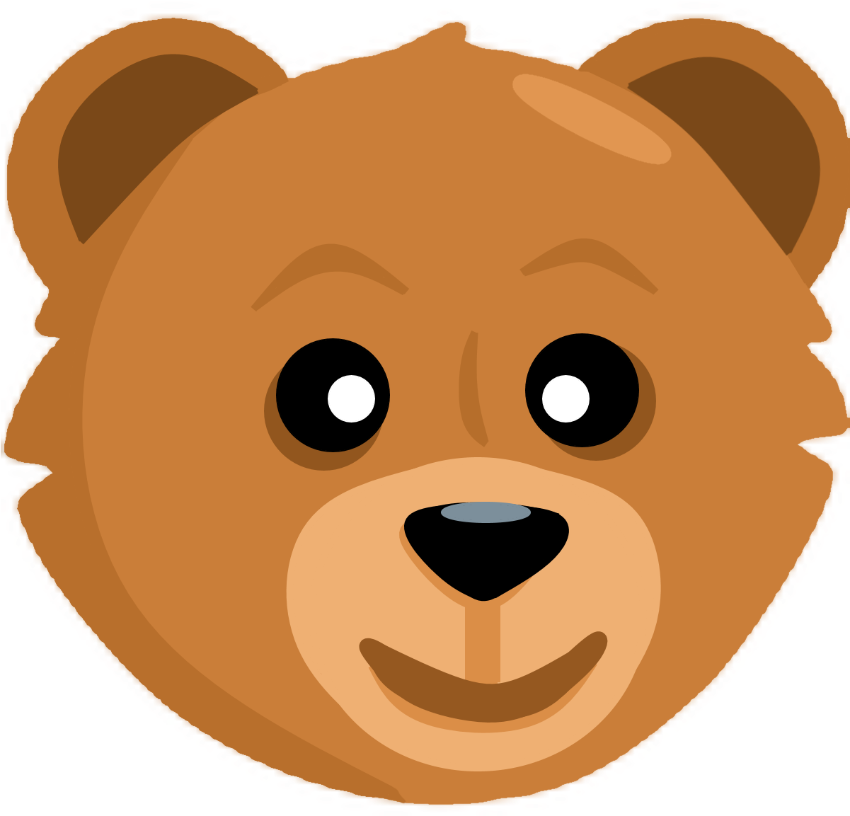 Cute_ Bear_ Face_ Emoji PNG Image