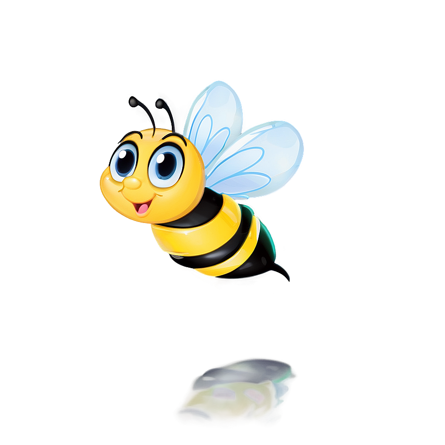 Cute Bee Flying Png 06252024 PNG Image