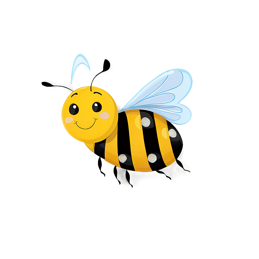 Cute Bee Flying Png Iyq PNG Image