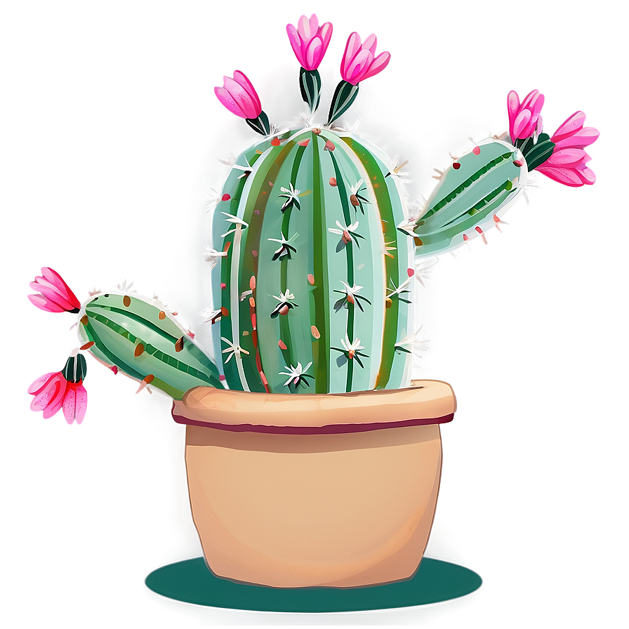 Cute Cactus Png Tbx26 PNG Image