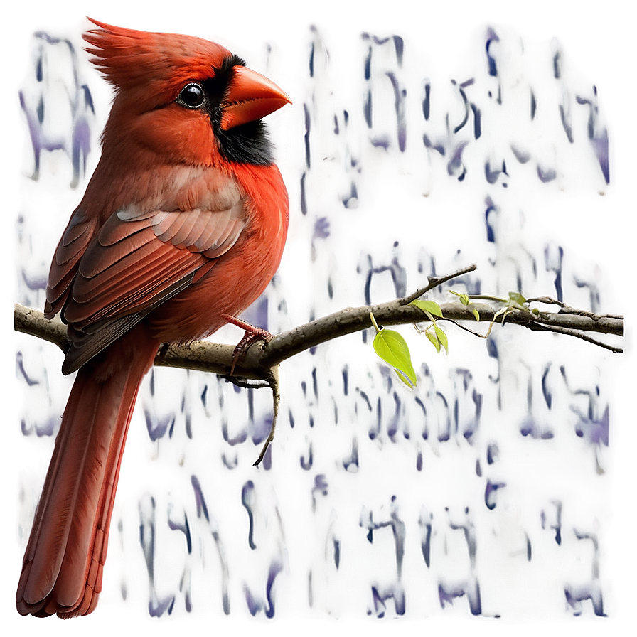 Cute Cardinal Character Png Cgf PNG Image