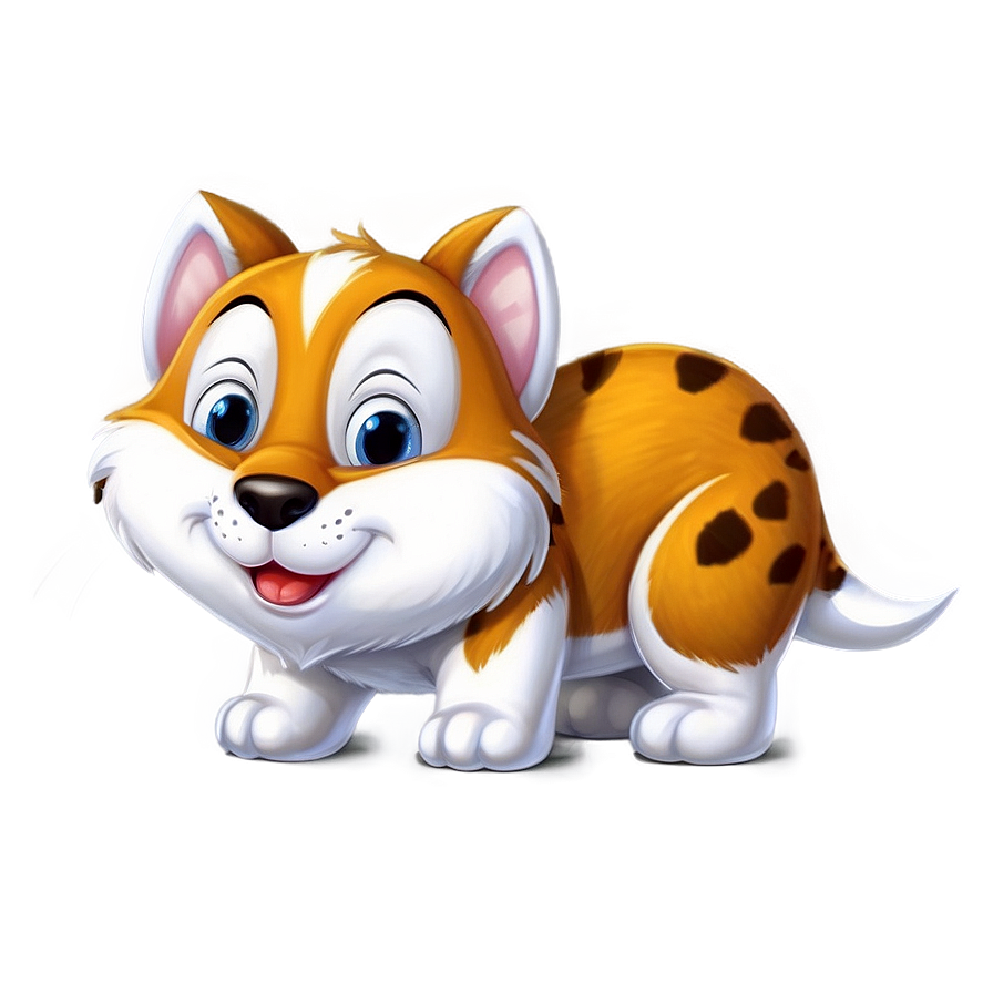 Cute Cartoon Animal Character Png Apf37 PNG Image