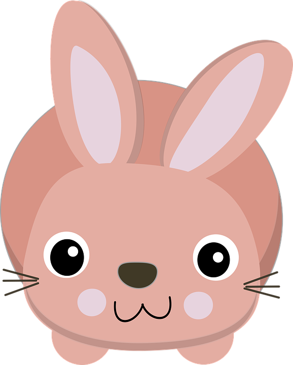 Cute Cartoon Bunny Head.png PNG Image