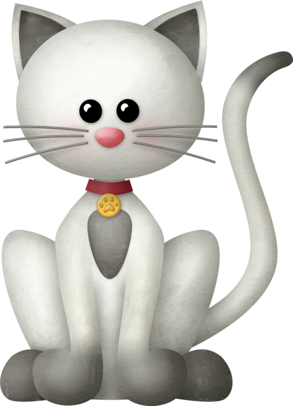 Cute Cartoon Cat Illustration PNG Image